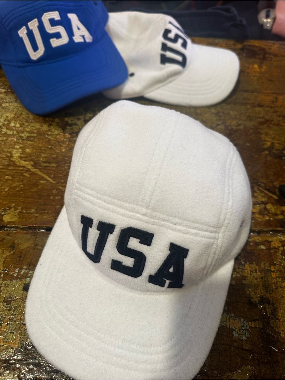 Polo Ralph Lauren fleece white adjustable cap